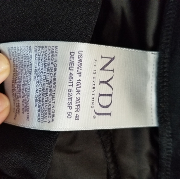 NYDJ straight pants lift x tuck size 16 - Picture 6 of 7